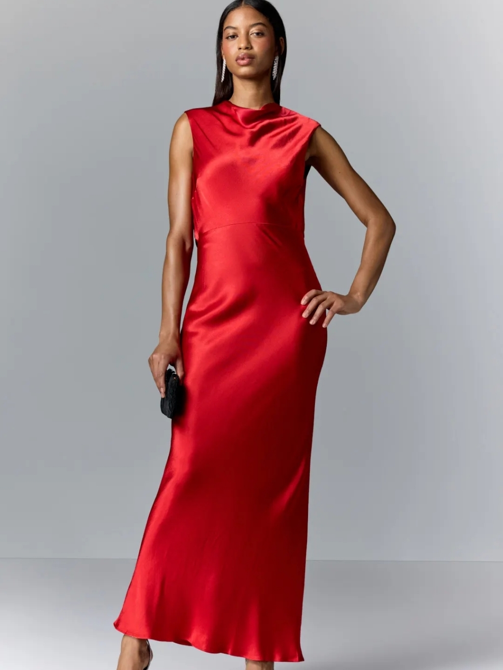 Shona Joy Tatum Cowl Back Maxi Dresssize Us 4 Msrp $340